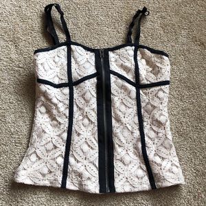 Lace bustier